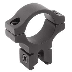 BKL Single 1" Ring, 3/8" or 11mm Dovetail, 0.60" Long, Black