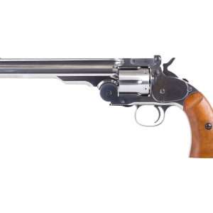 Schofield No. 3 Nickel CO2 BB Revolver, Full Metal