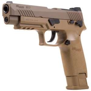 SIG Sauer M17 P320 ASP, CO2 Pellet Pistol, Tan