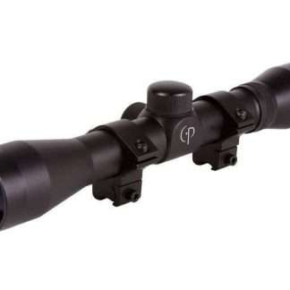 CenterPoint AR22 Series 4x32 Duplex Reticle Rifle Scope, 3/8" Rings