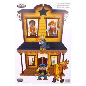 Birchwood Casey Dirty Bird Saloon Shootout Target, 12"x18", 8ct