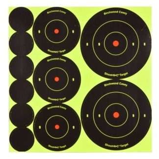 Birchwood Casey Shoot-N-C Self-Adhesive Round Bullseye Targets & Pasters, 121ct