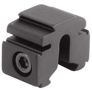 BKL Single 3/8" or 11mm Tri-Mount Dovetail Riser Mount, 0.60" Long, Black