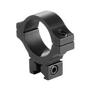 BKL Single 30mm Single Strap Ring, 3/8" or 11mm Dovetail, .60" Long, Low, Black