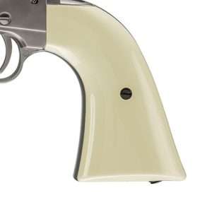 Set of Ivory Plastic Grips, Fits Umarex Colt SAA CO2 Revolver