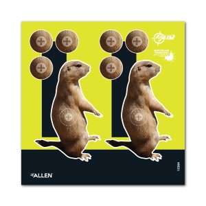 Allen Company EZ Aim Splash Prairie Dog Target, 8"x8", 6-pack
