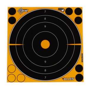 Allen Company EZ Aim Splash Bullseye Target, 8"x8", 30-pack