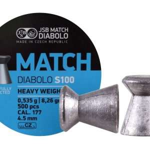 JSB Blue Match Heavy Weight  .177 Cal, 8.26 Grains, Wadcutter, 500ct