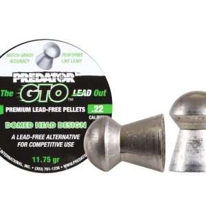 Predator GTO .22 Cal, 11.75 Grains, Domed, Lead-Free, 200ct