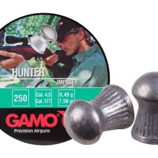 Gamo Hunter .177 Cal, 7.56 Grains, Domed, 250ct