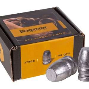 Benjamin .457 Slugs, 279 Grains, Flat Nose, 50ct