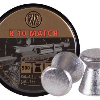 RWS R-10 Match Heavy .177 Cal, 8.2 Grains, Wadcutter, 500ct