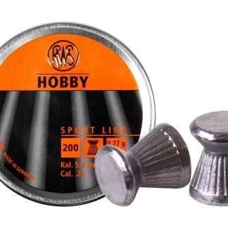 RWS Hobby .22 Cal, 11.9 Grains, Wadcutter, 200ct