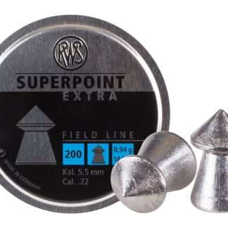 RWS Superpoint Extra .22 Cal, 14.5 Grains, Pointed, 200ct
