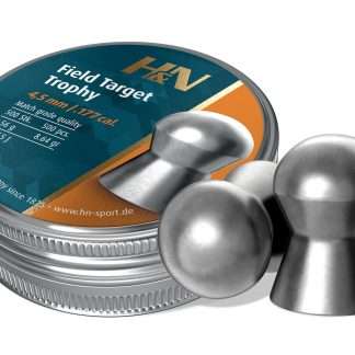 H&N Field Target Trophy, .177 Cal, 4.52mm, 8.64 Grains, Round Nose, 500ct