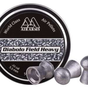 Air Arms Diabolo Field Heavy .22 Cal, 5.52mm, 18 Grains, Round Nose, 500ct