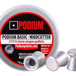 Podium Basic Wadcutter .177 Cal, 8.4 Grains, 500ct