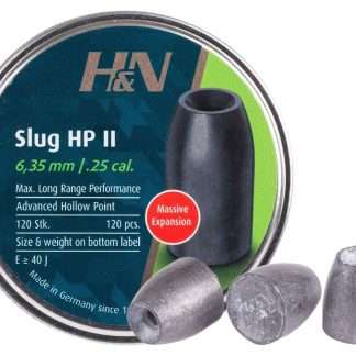 H&N Slug HP II, .249 Cal, 28 Grains, Hollowpoint, 120ct