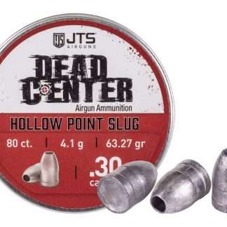 JTS Dead Center Precision Hollowpoint Slugs .30 Cal, 63.27gr, 80ct