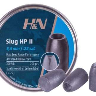 H&N Slug HP II, .219 Cal, 30 Grains, Hollowpoint, 200ct