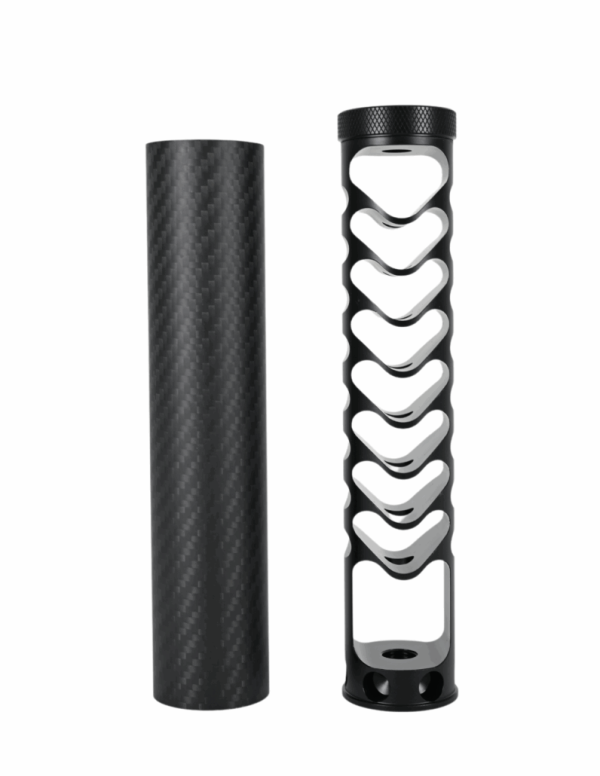 Aluminum core airgun silencer for noise reduction – Whisper model