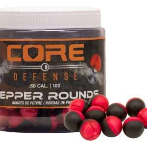 P2P Core Defense Pepper Rounds, .68 Cal, 100ct