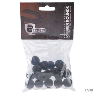 P2P Rubber Rounds-.68 cal-black-20 ct
