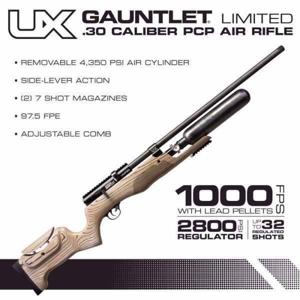 30 cal Umarex Gauntlet Limited Edition PCP
