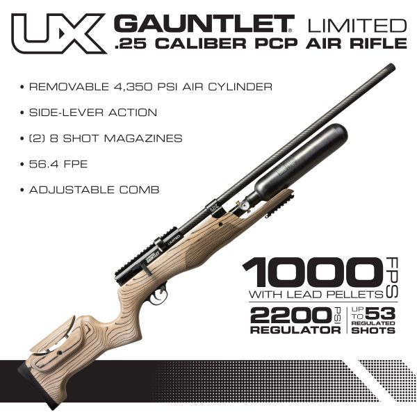 25 cal Umarex Gauntlet Limited Edition PCP