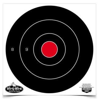 Birchwood Casey Dirty Bird Bullseye Targets, 8" Round, 25ct
