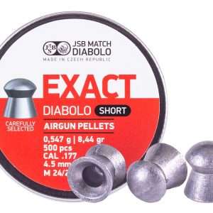 JSB Match Diabolo Exact Short .177 Cal, 8.44 Grains, Domed, 500ct