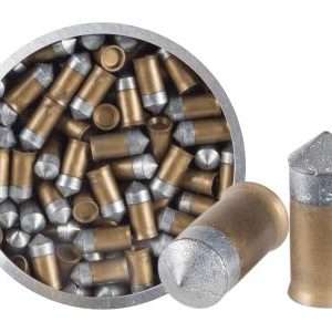 Crosman PowerShot Gold Flight Penetrator Pellets, .177 Cal, 8.5 Grains, Pointed, Lead-Free, 125ct